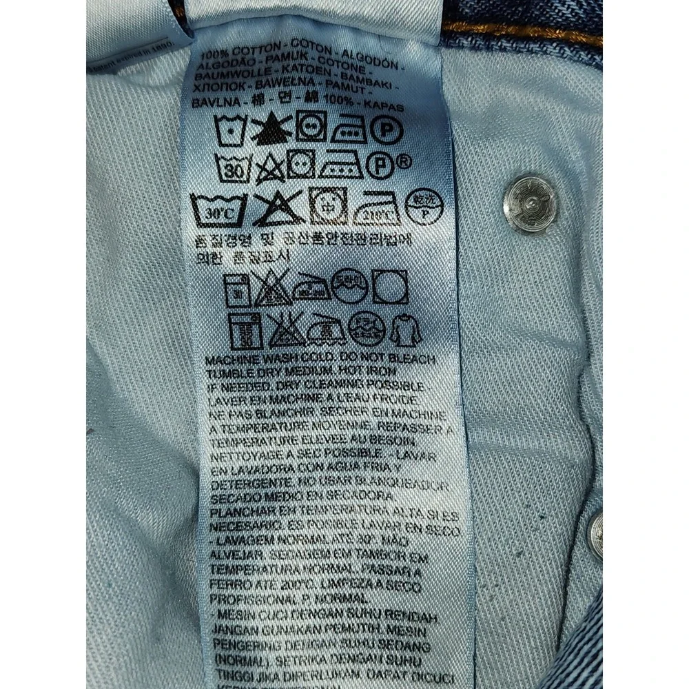 Levis 560 Loose Tapered Blue Jeans Men's Sz 33x30 Comfort Fit Med Wash Denim
